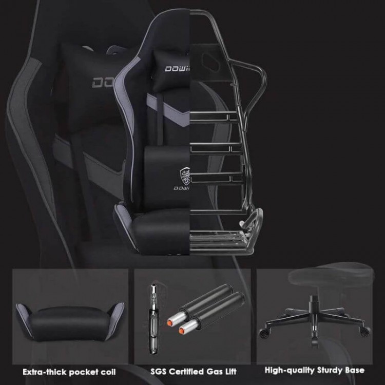 Dowinx Gaming Chair LS-666804 Black