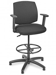 Fabric Office Stool