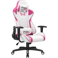 Homall Girl Gaming Chair White/Pink